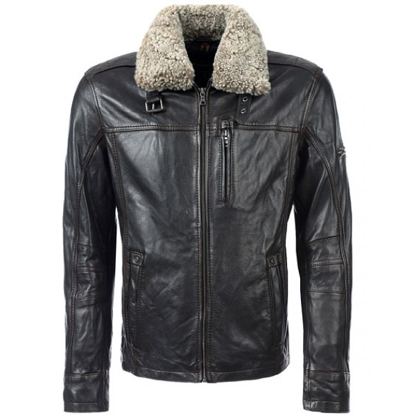 Leather Winter Jacket 